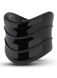 Черное эрекционное кольцо на мошонку Beef Ball Stretcher Snug X Long - Blush Novelties - в Нижневартовске купить с доставкой