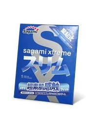 Презерватив Sagami Xtreme FEEL FIT 3D - 1 шт. - Sagami - купить с доставкой в Нижневартовске