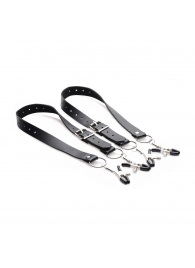 Ремни с зажимами для половых губ Spread Labia Spreader Straps with Clamps - XR Brands - купить с доставкой в Нижневартовске