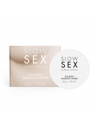 Массажная свеча для всего тела Slow Sex - 50 гр. - Bijoux Indiscrets - купить с доставкой в Нижневартовске