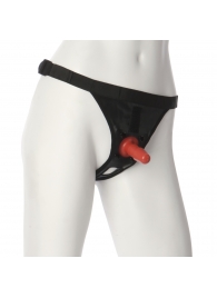 Трусики со штырьком для фиксации насадок Ultra Harness with Plug - Doc Johnson - купить с доставкой в Нижневартовске