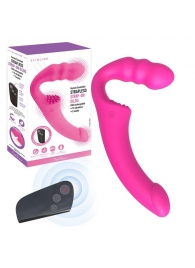 Розовый безремневой страпон Straples Strap-On Dildo - Erokay - купить с доставкой в Нижневартовске