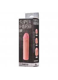 Фаллоудлинитель SUPER HERO Tempter - 16 см. - Lola Games - в Нижневартовске купить с доставкой