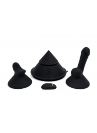 Конусный вибромассажер Cowgirl Cone с 2 насадками - CowGirl - купить с доставкой в Нижневартовске