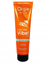 Гель с эффектом вибрации Lube Tube Vibe Low Sex On The Beach - 100 мл. - ORGIE - купить с доставкой в Нижневартовске