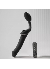 Черный безремневой вибрострапон Strap-On-Me Multi Orgasm Size XL - Strap-on-me купить в Нижневартовске с доставкой в Orgasmix.ru Черный безремневой вибрострапон Strap-On-Me Multi Orgasm Size XL - Strap-on-me - купить с доставкой в Нижневартовске