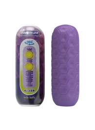 Фиолетовый мастурбатор Venus-X Twin balls - Baile - в Нижневартовске купить с доставкой