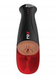 Мастурбатор-вагина в колбе с вибрацией Fuck-O-Matic Pro XL - Pipedream - в Нижневартовске купить с доставкой