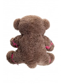 Бондажный набор: бурый мишка с розовыми оковами и наручниками - Pecado - купить с доставкой в Нижневартовске