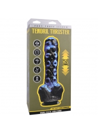 Черно-синяя мини-машина на присоске Tendril Thruster - 21,6 см. - Doc Johnson - купить с доставкой в Нижневартовске