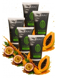 Набор из 5 съедобных лубрикантов JUJU со вкусом тропических фруктов - JuJu - купить с доставкой в Нижневартовске Набор из 5 съедобных лубрикантов JUJU со вкусом тропических фруктов - JuJu - купить с доставкой в Нижневартовске