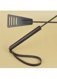 Черный кожаный стек «Сириус» - 60 см. - Sitabella - купить с доставкой в Нижневартовске