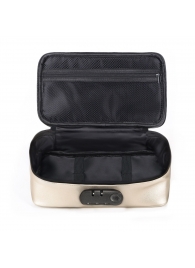 Золотистая сумочка для хранения игрушек Discreet Box - Dorcel - купить с доставкой в Нижневартовске