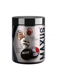 Черные утолщенные презервативы MAXUS Extra Strong с железным кейсом - 15 шт. - Maxus - купить с доставкой в Нижневартовске