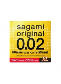 Презерватив увеличенного размера Sagami Original 0.02 XL-size - 1 шт. - Sagami - купить с доставкой в Нижневартовске