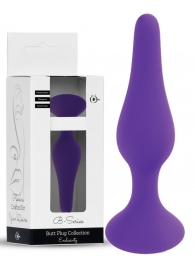 Фиолетовая анальная втулка Silcone Purple Plug Large - 12,5 см. - Boys of Toys в Нижневартовске Фиолетовая анальная втулка Silcone Purple Plug Large - 12,5 см. - Boys of Toys