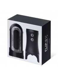 Набор Tenga Flip Zero Electronic Vibrotation: мастурбатор с вибрацией и устройство вращения - Tenga - в Нижневартовске купить с доставкой Набор Tenga Flip Zero Electronic Vibrotation: мастурбатор с вибрацией и устройство вращения - Tenga - в Нижневартовске купить с доставкой