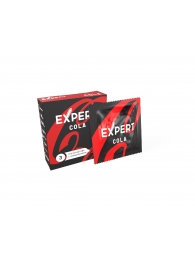 Презервативы с ароматом колы Expert Cola - 3 шт. - Expert - купить с доставкой в Нижневартовске