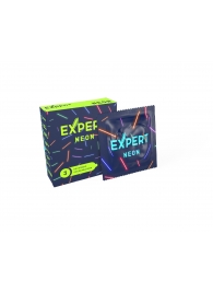 Светящиеся в темноте презервативы Expert Neon - 3 шт. - Expert - купить с доставкой в Нижневартовске