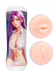 Двусторонний мастурбатор аниме - ротик и вагина - Tokyo Style - в Нижневартовске купить с доставкой