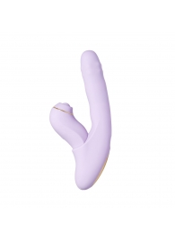 Сиреневый вибромассажер со съёмным клиторальным пульсатором DuoGlow - Svakom купить в Нижневартовске с доставкой в Orgasmix.ru Сиреневый вибромассажер со съёмным клиторальным пульсатором DuoGlow - Svakom