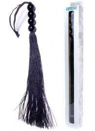 Черная силиконовая плеть - 37 см. - Boys of Toys - купить с доставкой в Нижневартовске