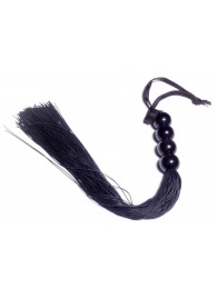 Черная силиконовая плеть - 37 см. - Boys of Toys - купить с доставкой в Нижневартовске