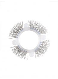 Эластичное кольцо с «ресничками» и 4 шариками - Sextaz - в Нижневартовске купить с доставкой