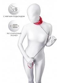Красный ошейник с подкладкой из меха - ToyFa - купить с доставкой в Нижневартовске