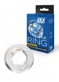 Прозрачное эрекционное кольцо-бублик - Sex Expert - в Нижневартовске купить с доставкой