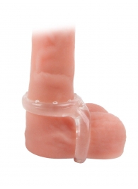 Прозрачное двойное эрекционное кольцо - Sex Expert - в Нижневартовске купить с доставкой