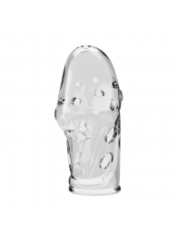 Прозрачная насадка на пенис Booker - 8 см. - Baile - в Нижневартовске купить с доставкой