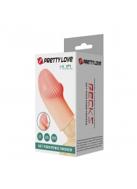 Телесная насадка на пенис Huel - 9 см. - Baile - в Нижневартовске купить с доставкой