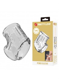 Прозрачная насадка на пенис и мошонку - Baile - в Нижневартовске купить с доставкой