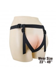 Черные трусики харнесс с платформой Caludio I - Baile - купить с доставкой в Нижневартовске