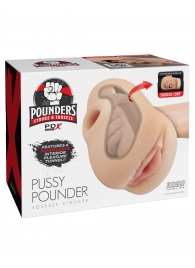 Телесный мастурбатор-вагина Pussy Pounder Squeeze Stroker - Pipedream - в Нижневартовске купить с доставкой