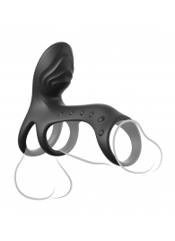 Черная насадка на пенис Ultimate Couples Cage Pro - Pipedream - в Нижневартовске купить с доставкой