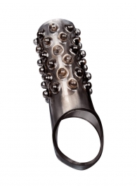 Дымчатая насадка на пенис с выпуклостями - 12 см. - Sex Expert - в Нижневартовске купить с доставкой