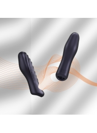 Сливовая силиконовая насадка на пенис с подхватом Manwan Ryzer - Manwan - в Нижневартовске купить с доставкой