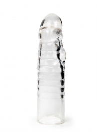 Прозрачная закрытая насадка на член - 15 см. - Sex Expert - в Нижневартовске купить с доставкой