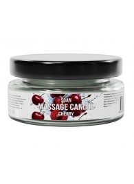 Массажная свеча «Спелая вишня» - 50 мл. - SGAN - купить с доставкой в Нижневартовске