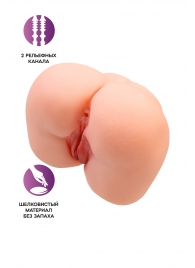 Реалистичный мастурбатор-попка с 2 любовными входами - No Name - в Нижневартовске купить с доставкой