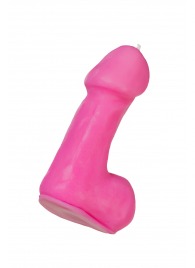 Розовая свеча в форме пениса - 47 гр. - Pecado - купить с доставкой в Нижневартовске