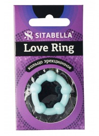 Цветное эрекционное кольцо Love Ring с бусинами - Sitabella - в Нижневартовске купить с доставкой