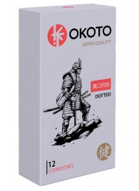 Точечные презервативы OKOTO Dotted - 12 шт. - Sitabella - купить с доставкой в Нижневартовске