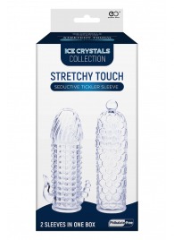 Набор из 2 прозрачных насадок на член Seductive Tickler Sleeves Set - NMC - в Нижневартовске купить с доставкой