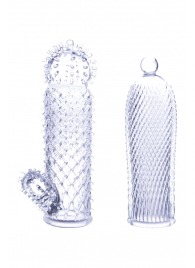 Набор из 2 прозрачных насадок на член Seductive Tickler Sleeves - NMC - в Нижневартовске купить с доставкой