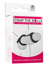 Черная эрекционная насадка Strap The Balls - NMC - в Нижневартовске купить с доставкой