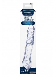 Прозрачная насадка-удлинитель Length Enhancer с подхватом - 22,3 см. - NMC - в Нижневартовске купить с доставкой