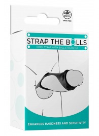 Черная насадка-стимулятор Strap The Balls - NMC - в Нижневартовске купить с доставкой